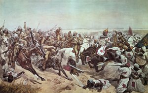 Carga de los 21º Lanceros en Omdurman, 2 de septiembre de 1898